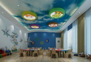 幼兒園設計效果圖 幼兒園裝修圖片河南藍禾裝飾設計公司幼兒園裝修效果圖