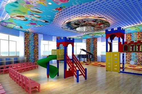 2018現(xiàn)代簡約風(fēng)格幼兒園裝修設(shè)計案例效果圖