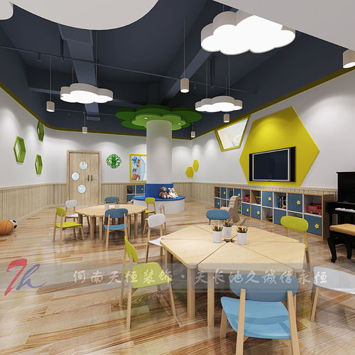 鄭州幼兒園裝修精品案例,河南天恒裝飾公司案例分析