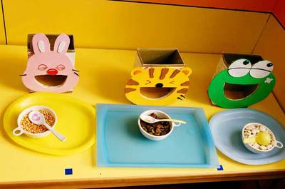 幼兒園玩教具制作 喂喂小動(dòng)物